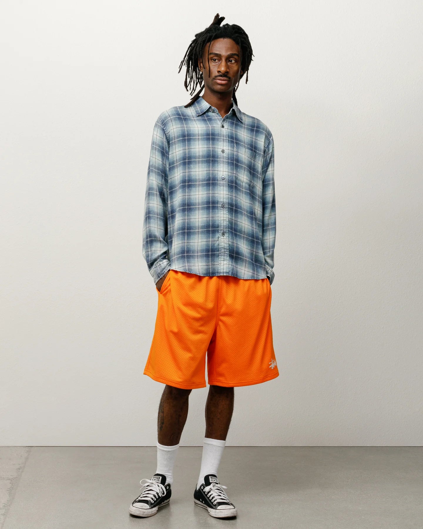 Stussy Basic Mesh Short “Orange”