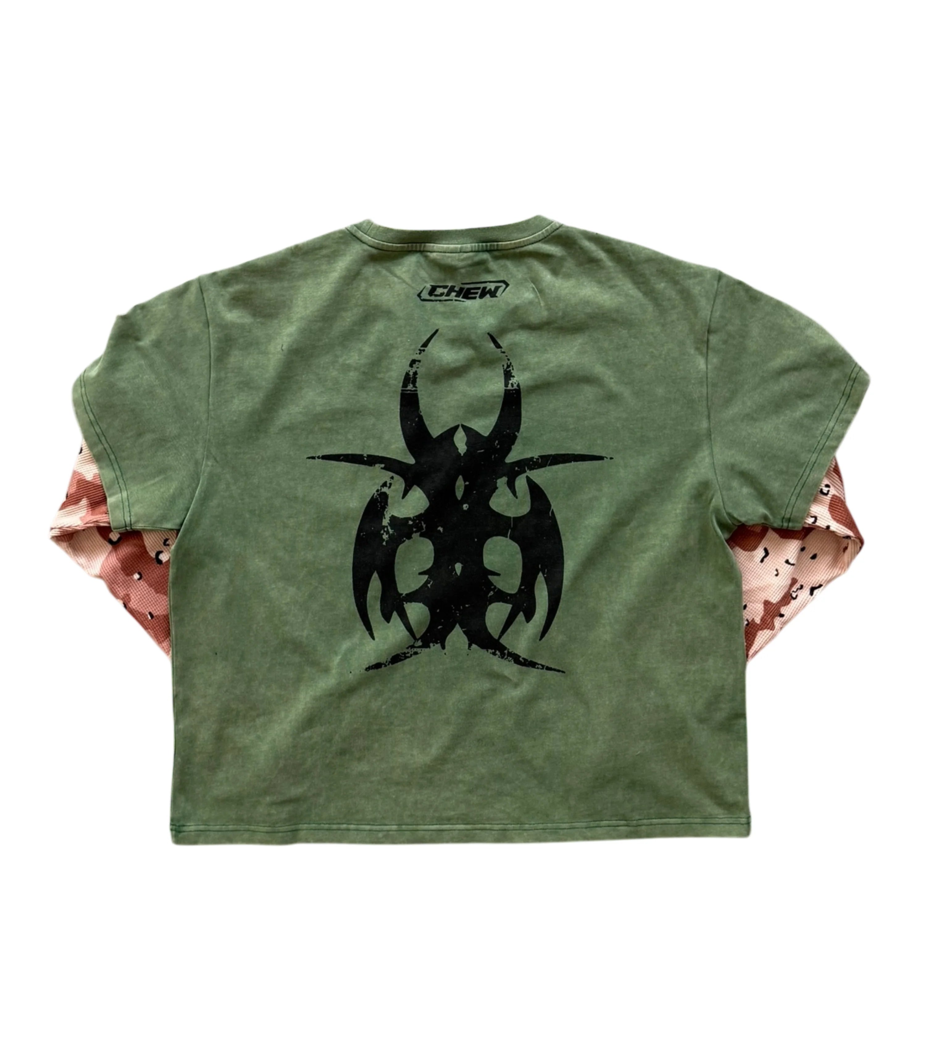 Chew Forever Layered Longsleeve “Green Roach”