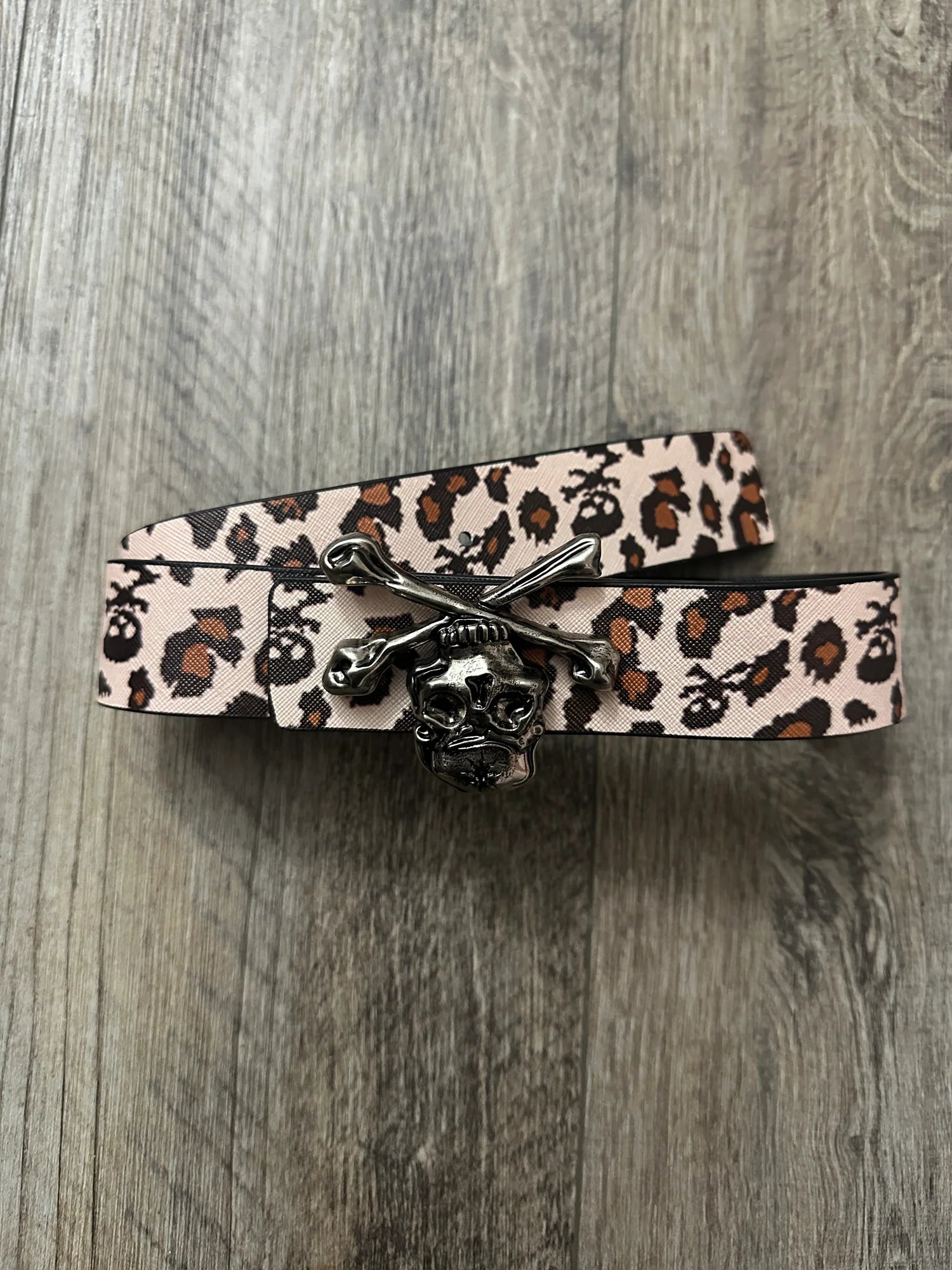 Avarice Leopard Belt “Toxic” (Reversible)