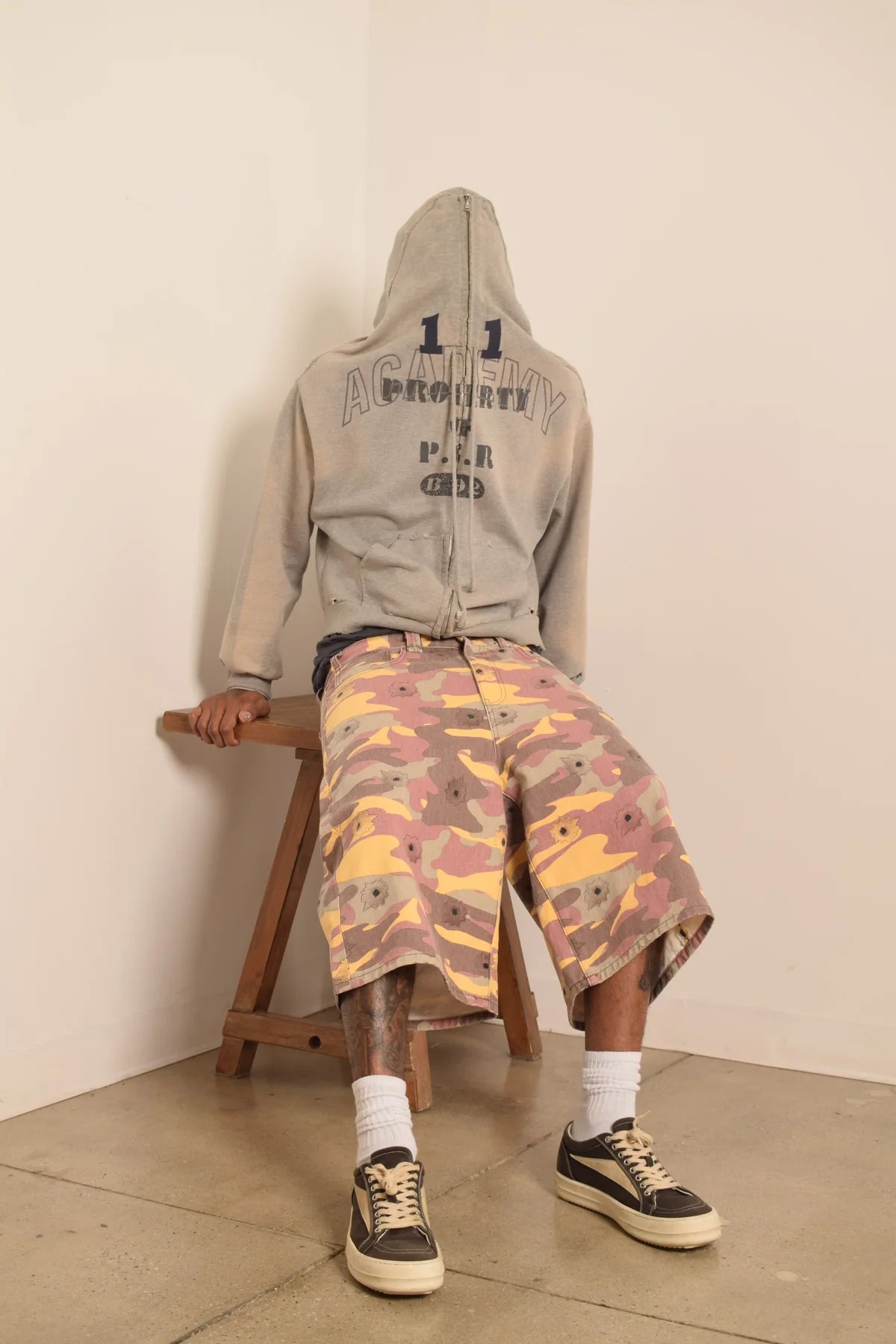Bravest Camo Jorts “Paris”
