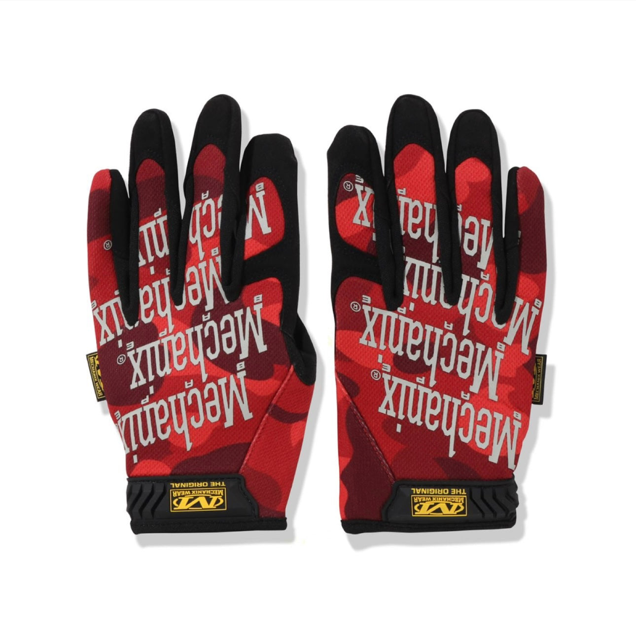 Luva BAPE Mechanix Camo “Red”