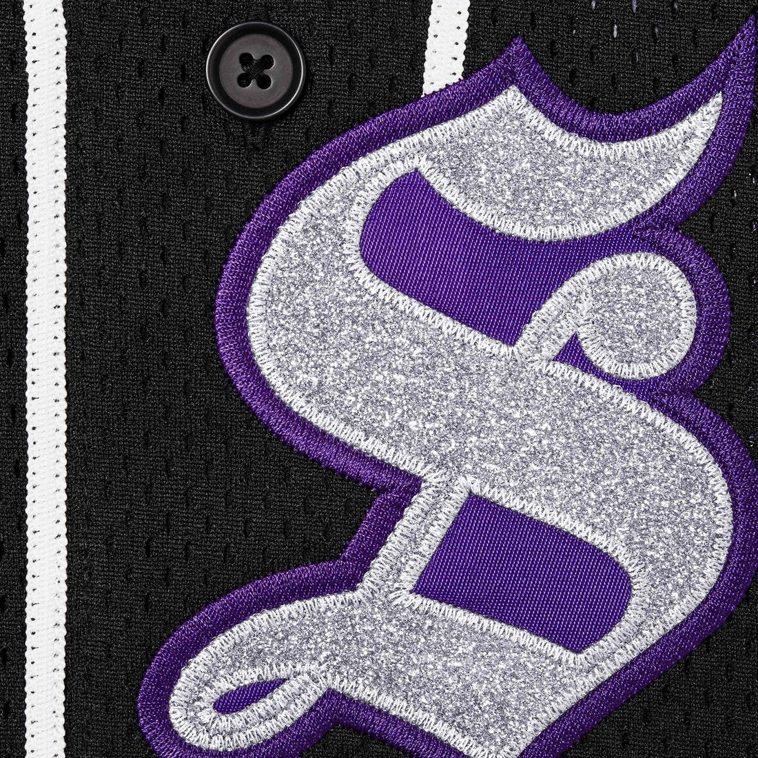 Supreme Old English Baseball Jersey “Black”