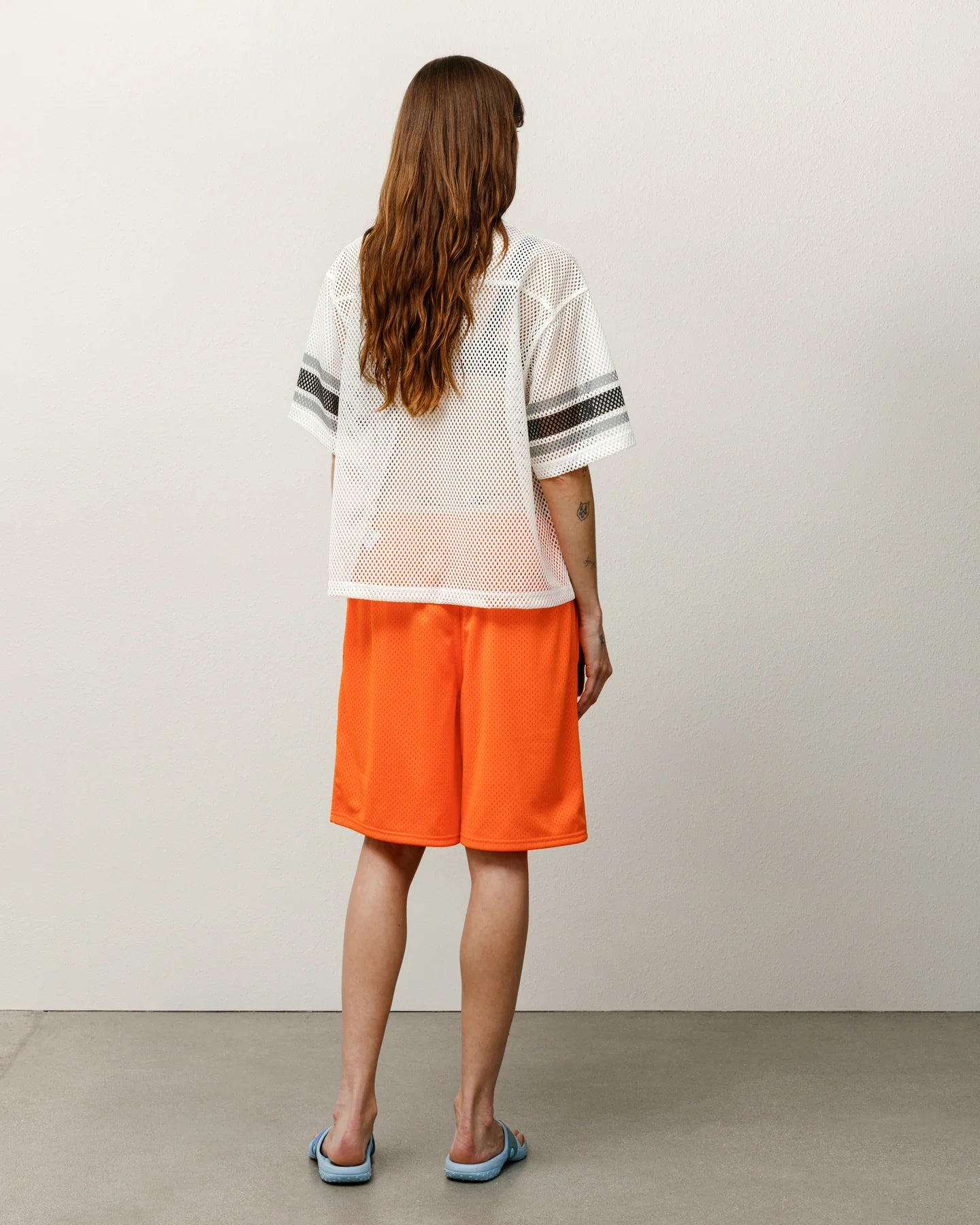 Stussy Basic Mesh Short “Orange”