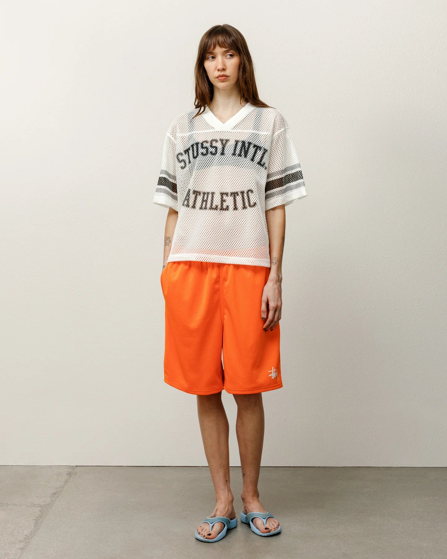 Stussy Basic Mesh Short “Orange”