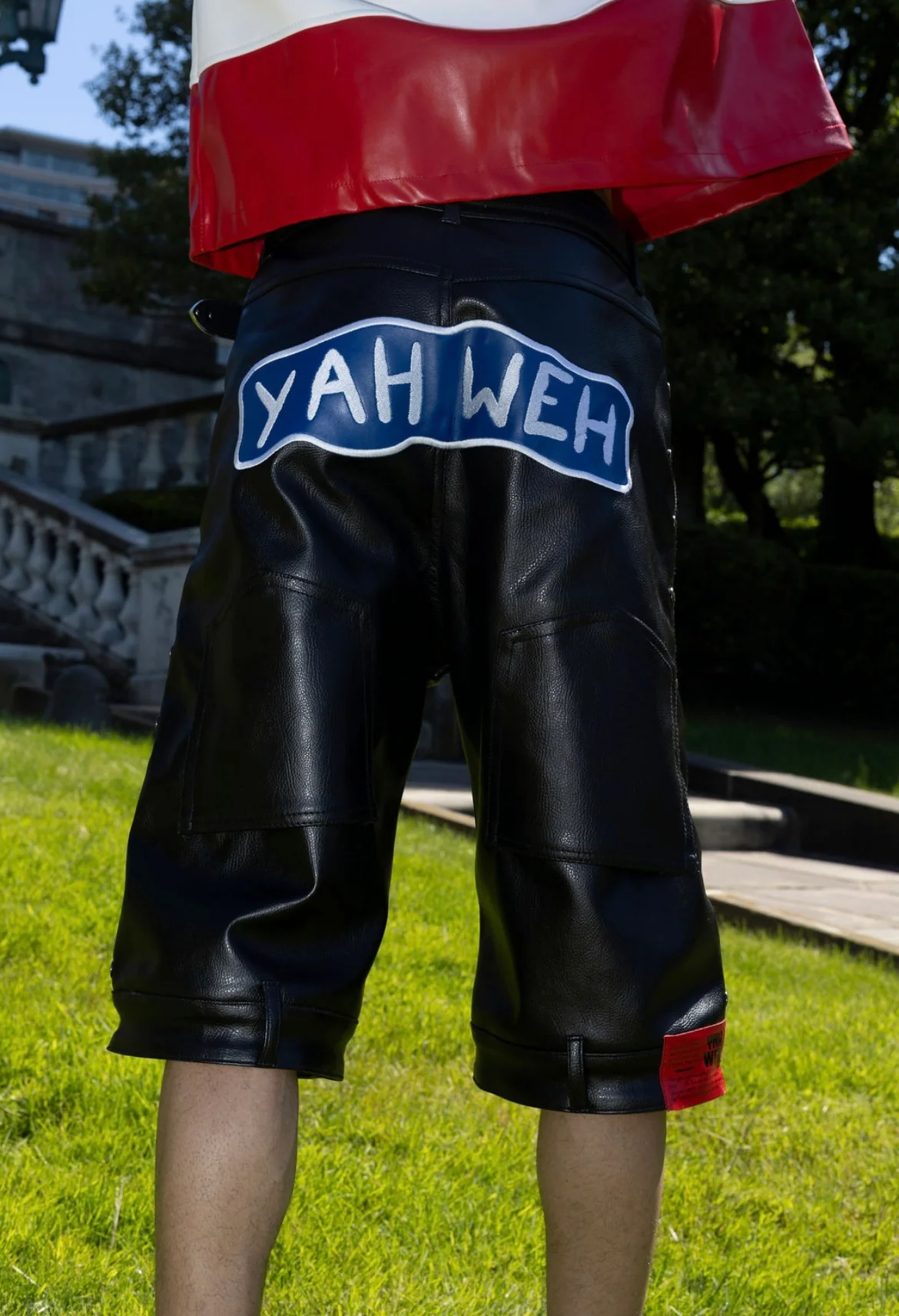 Yaweh Leather Shorts “Black”