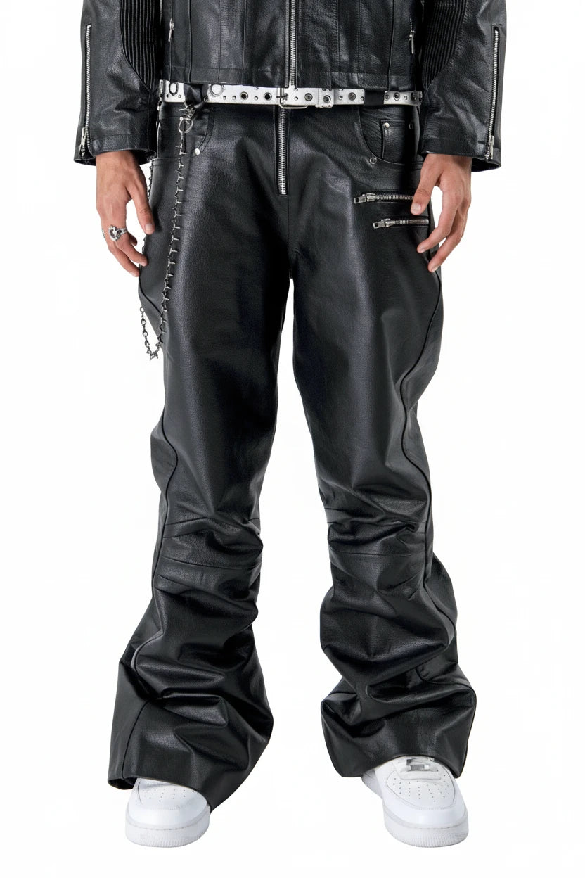 PHTMNE Calça Leather “Slate”