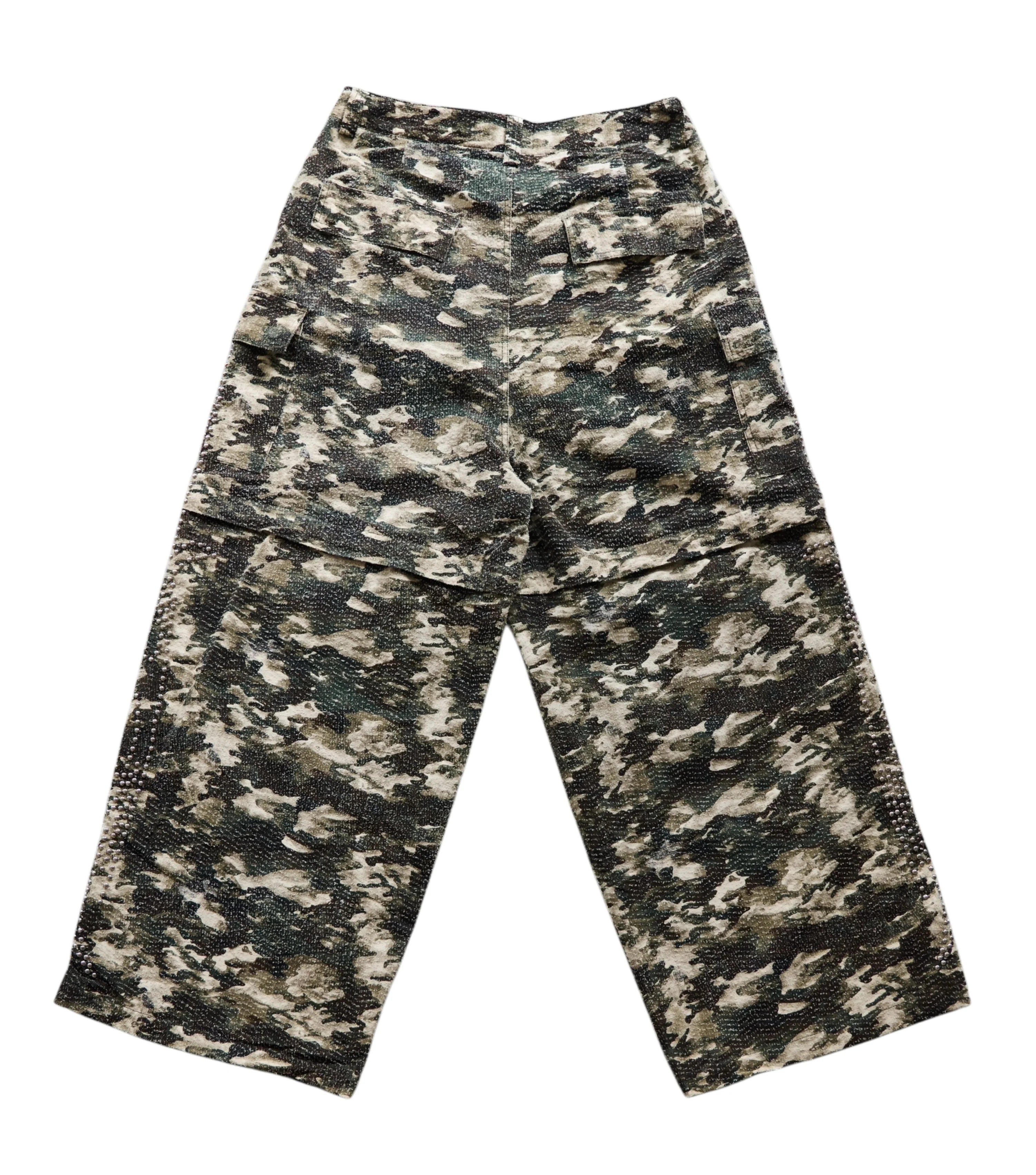 Chew Forever Studded “Convertible Camo” Pants
