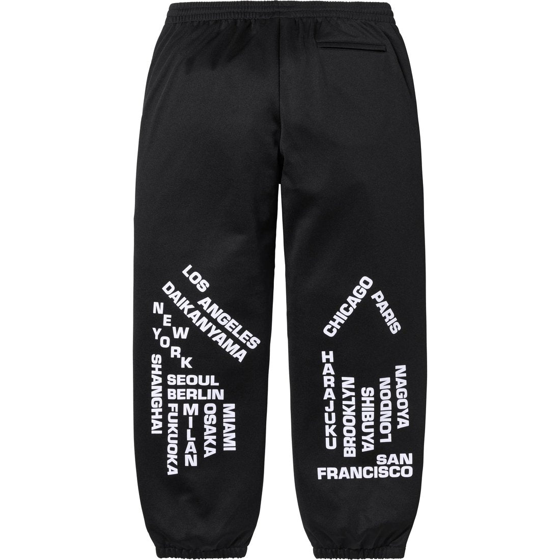 Calça Supreme Worldwide Tricot “Black”