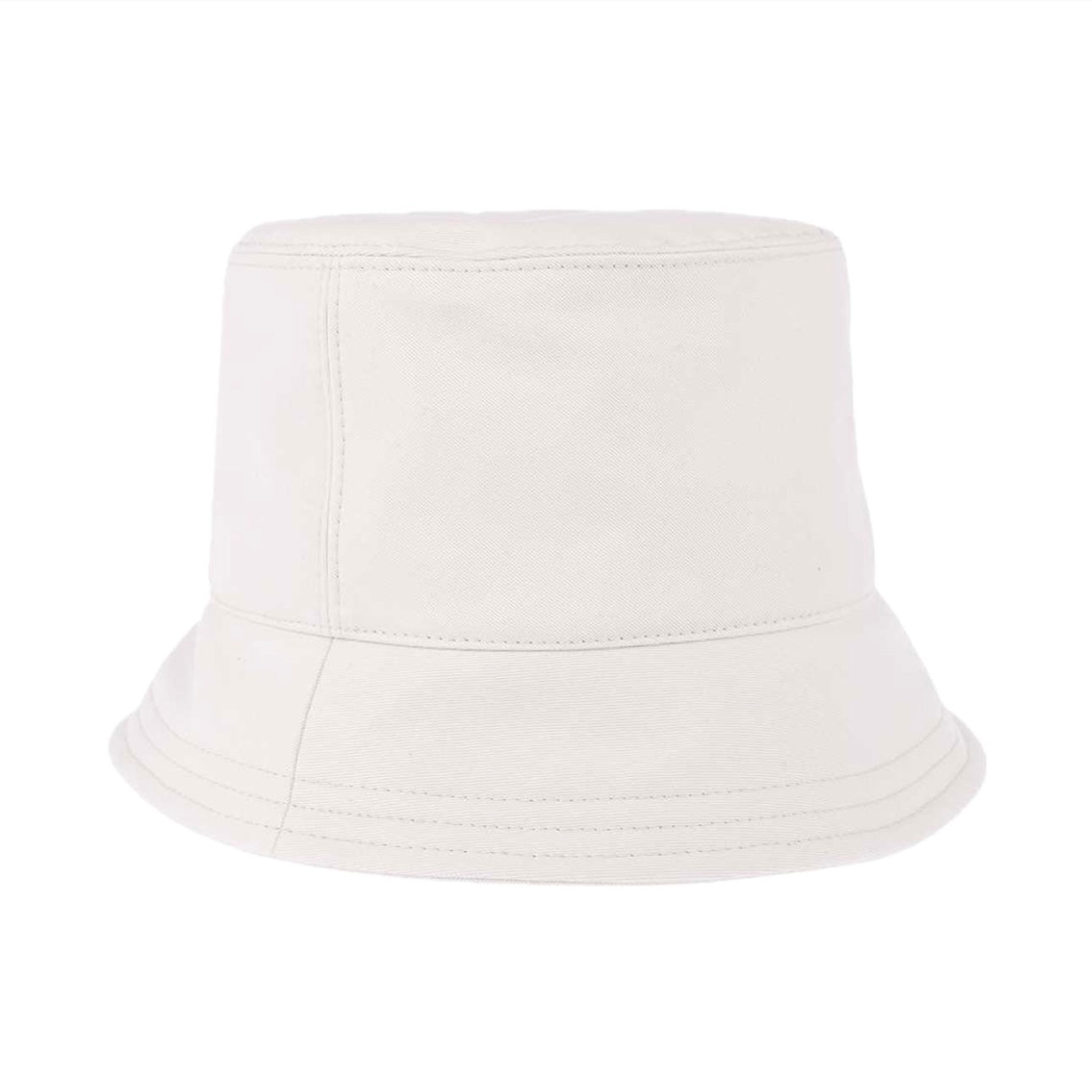 Off-White Cotton Twill Bucket Hat