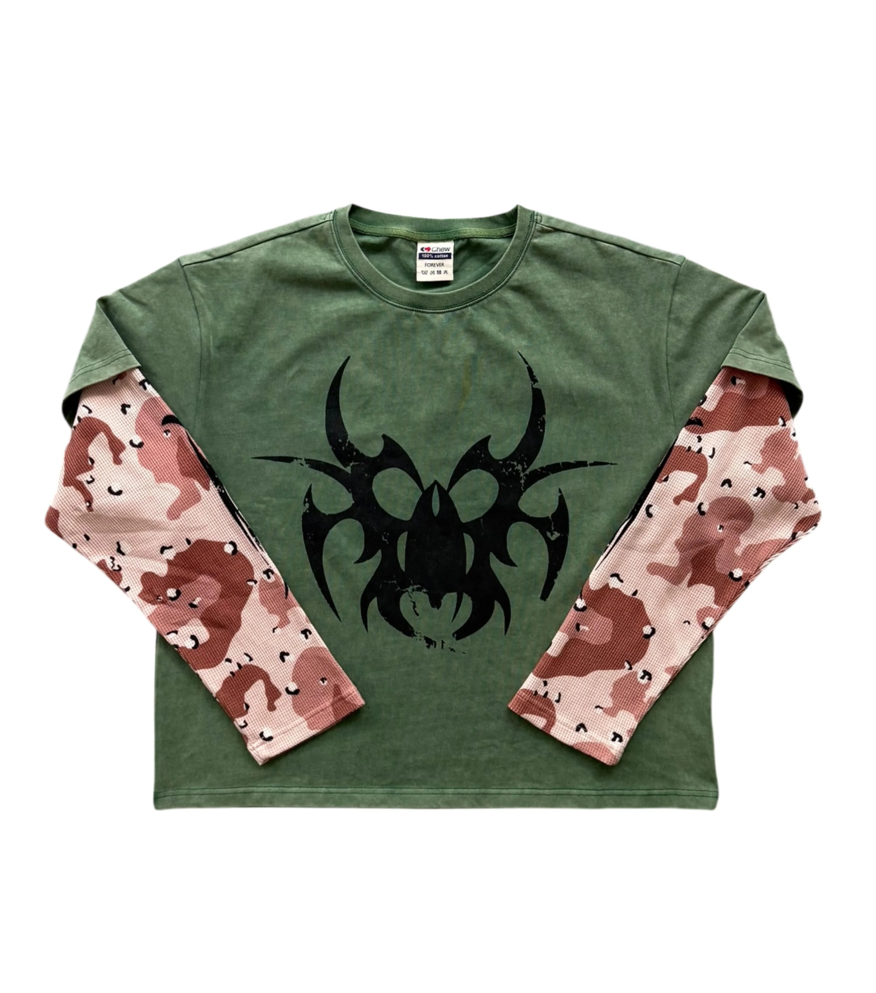 Chew Forever Layered Longsleeve “Green Roach”