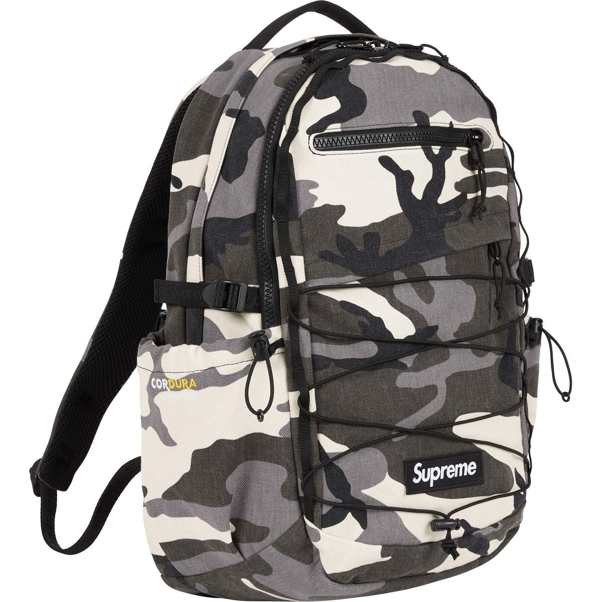 Supreme Logo Backpack “Snow Camo”