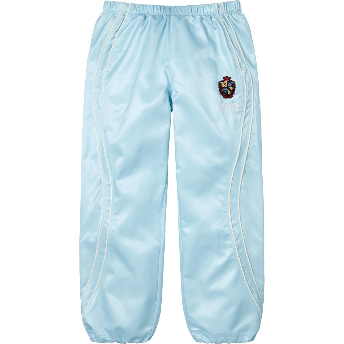 Supreme Satin Track Pants “Light Blue”