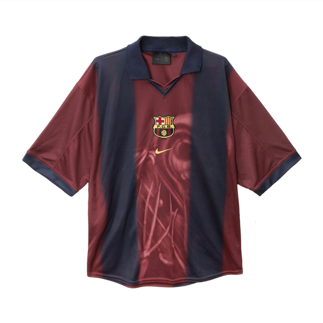 Cactus Jack X Nike X Barcelona Retro 2000/2001 Home Jersey “Skeleton”