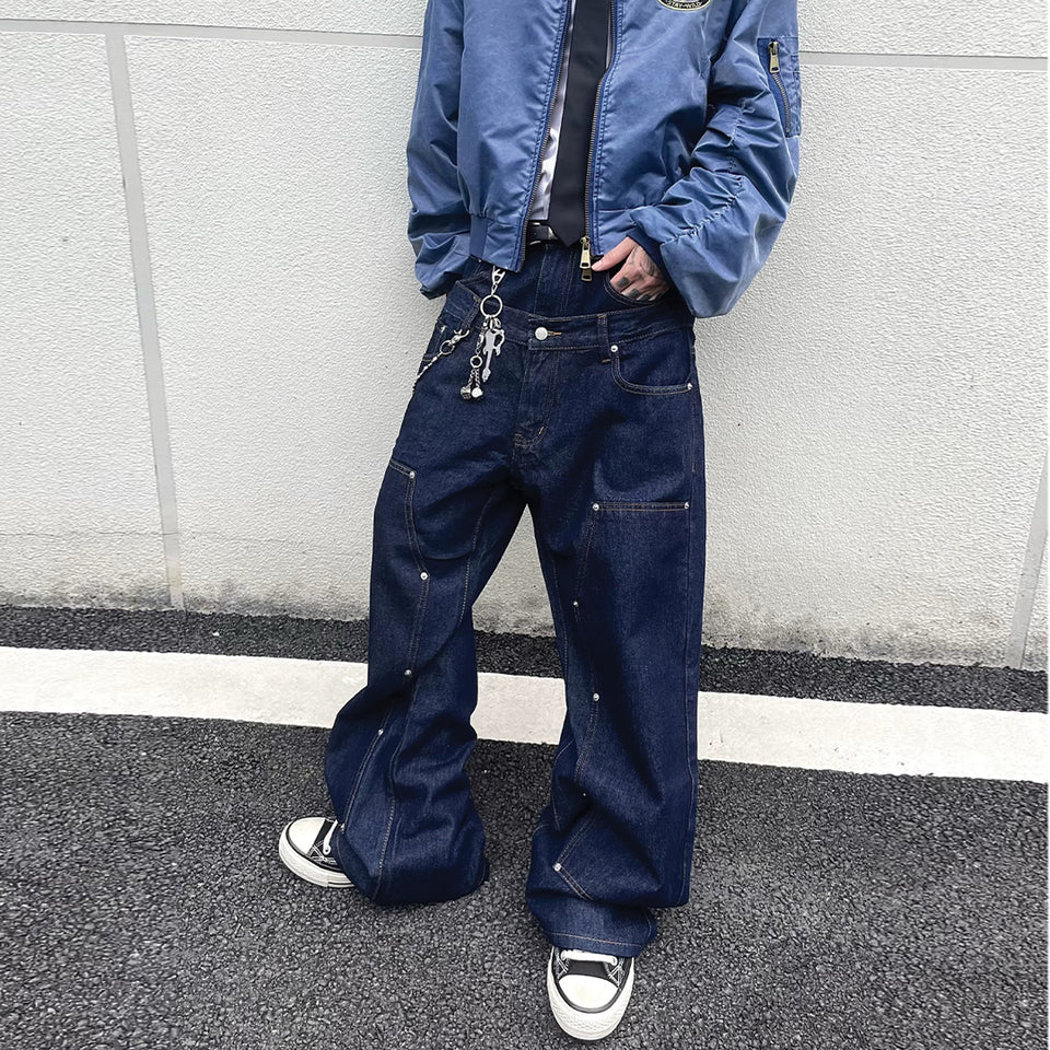 Calça Denim “Deux Visions”