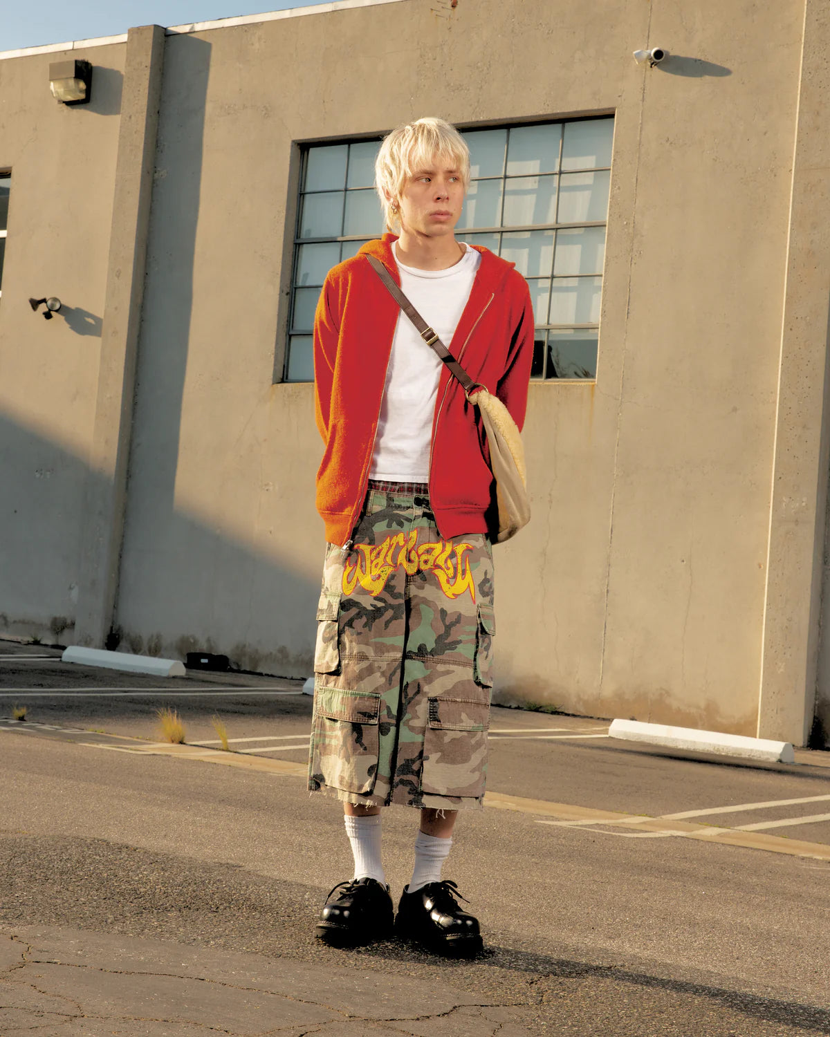 Bravest Camo Cargo Shorts “War Baby”