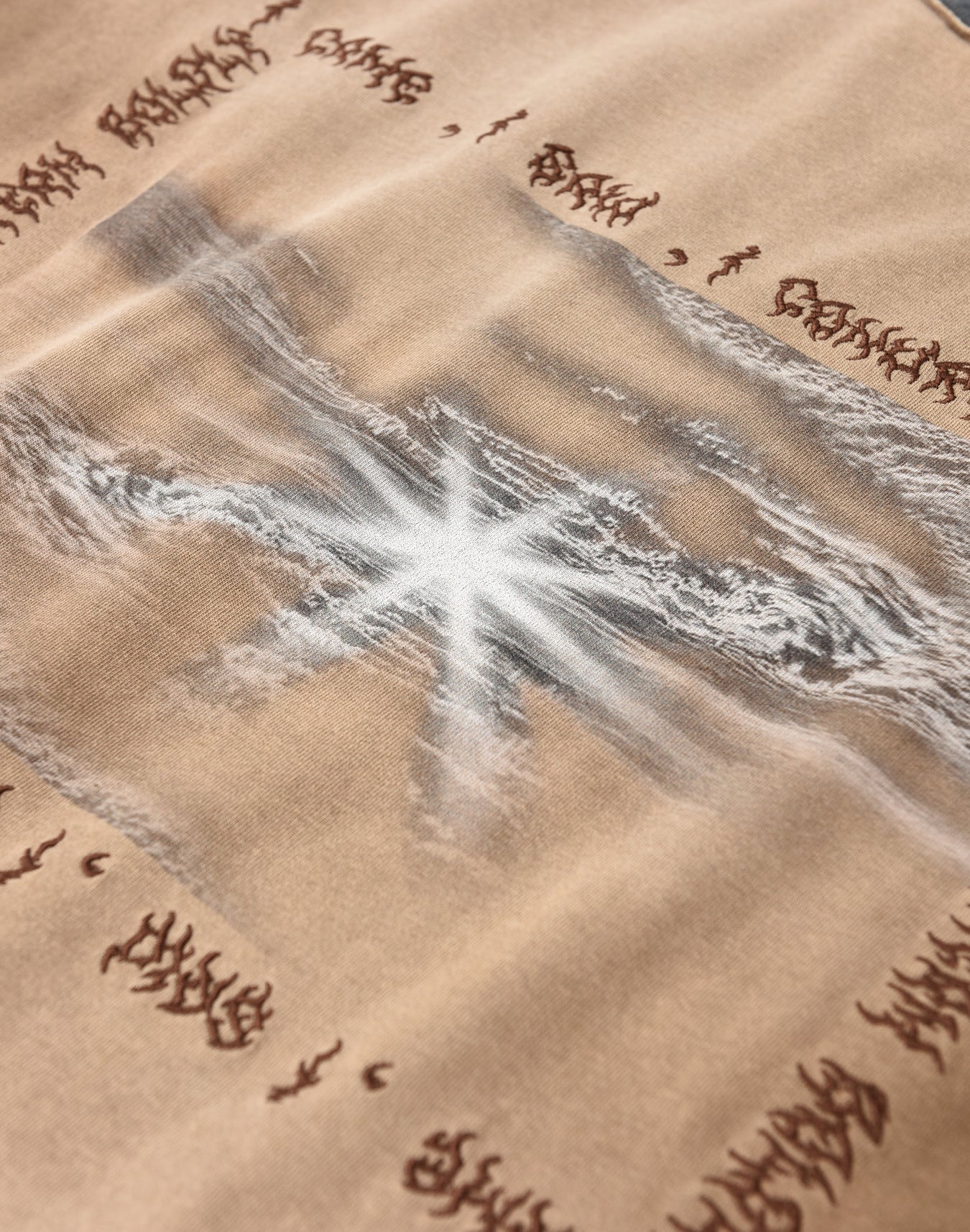 Birth of a Royal Child Distressed Long-sleeve Tee “Stained”
