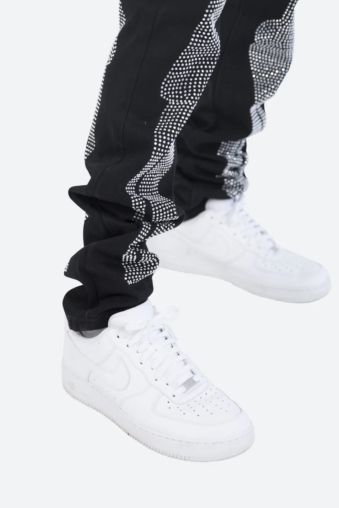 Calça Skeleton Cristal Denim “Black”