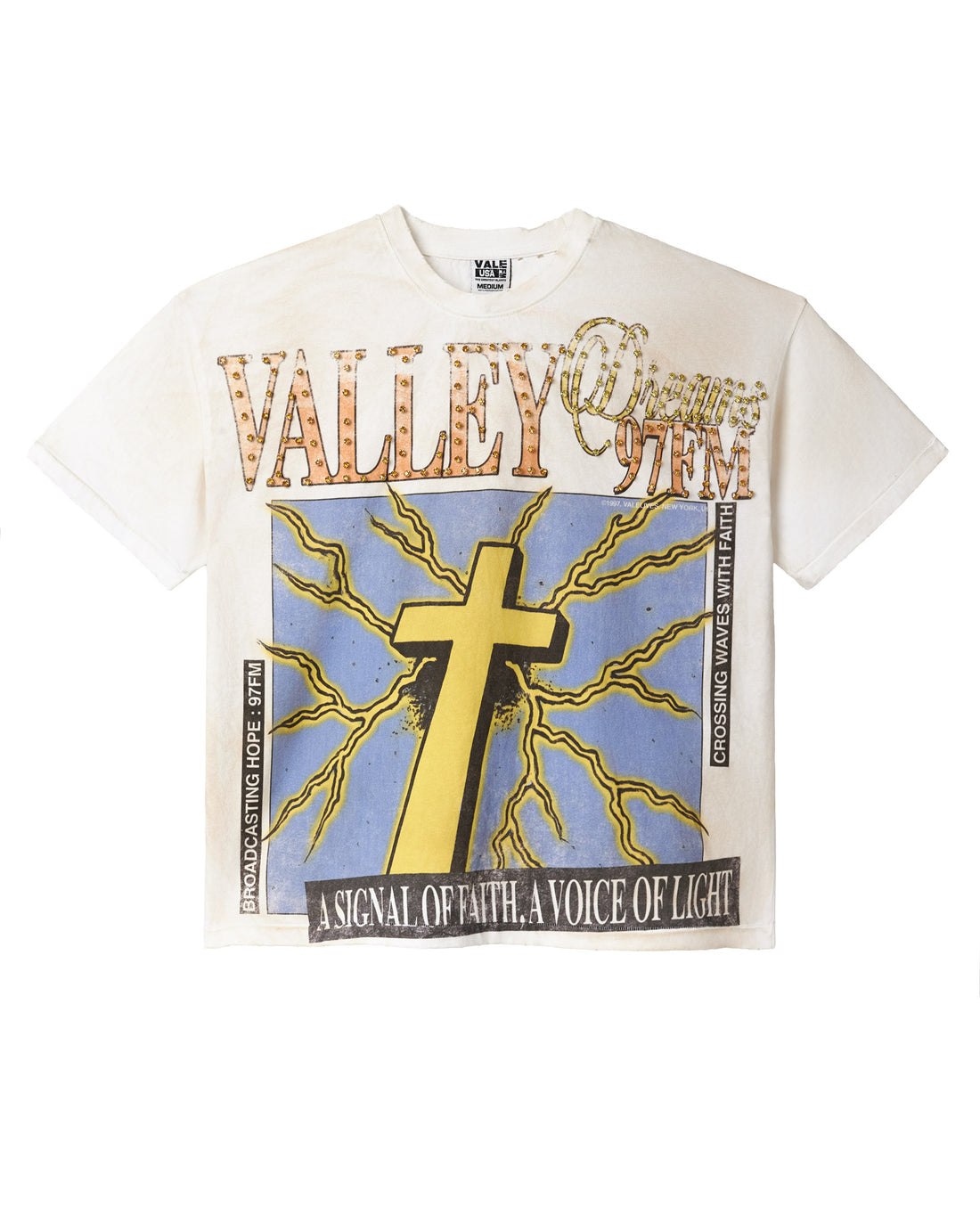 Vale Lives Forever Tee “Thunder Cross Bling”
