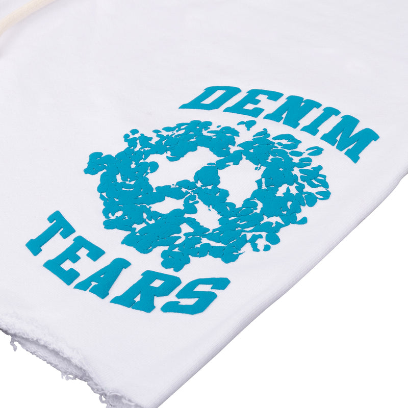 Denim Tear University Sweat Shorts “White”