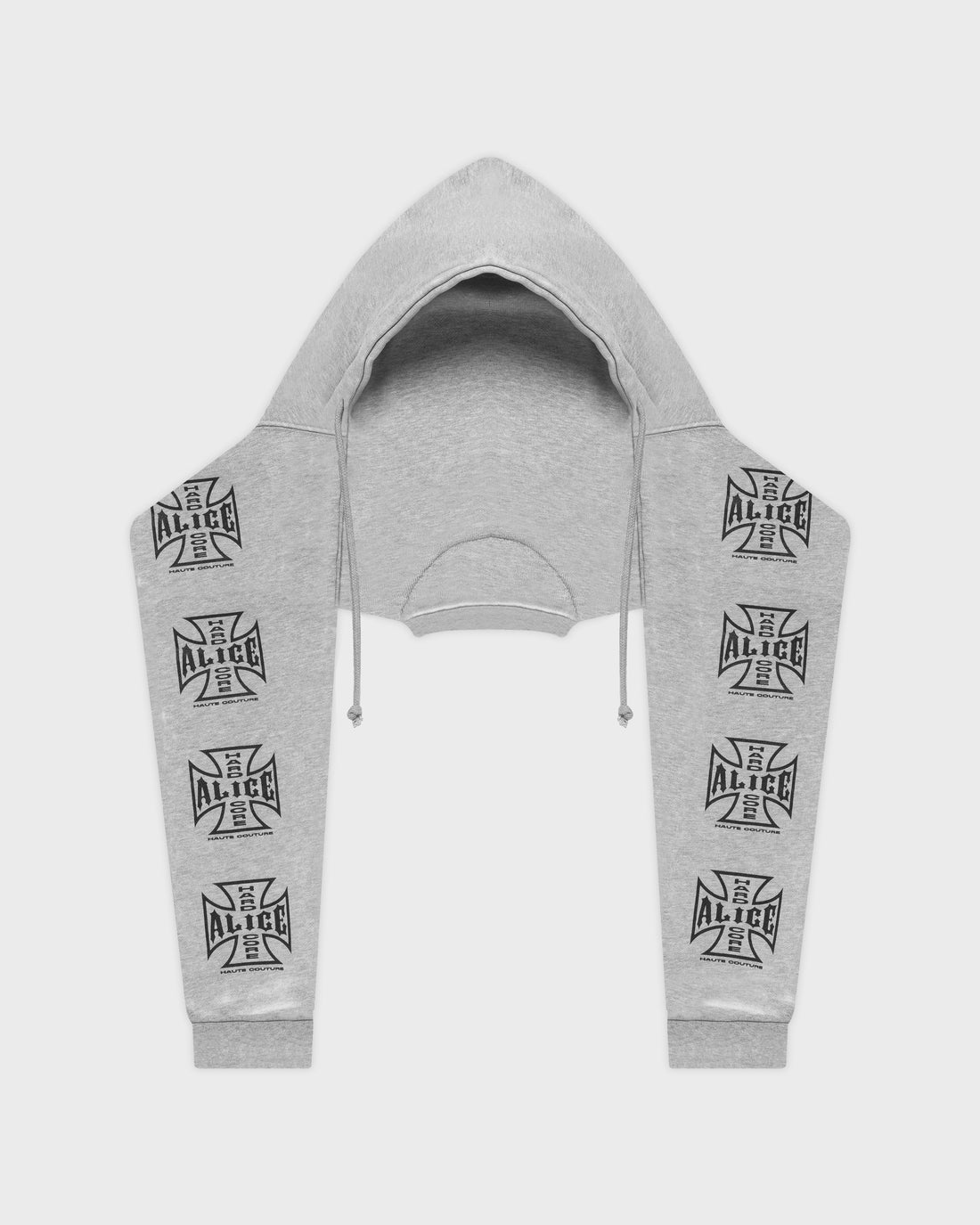 Alice Hollywood Moto Couture Hood Scarf “Gray”