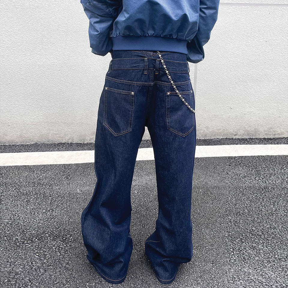 Calça Denim “Deux Visions”