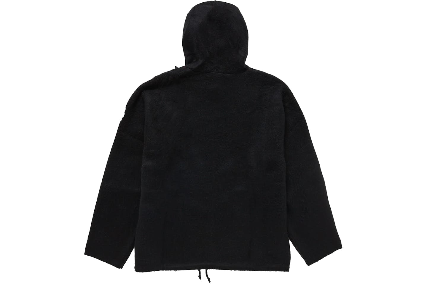 Supreme Accent Brushed Zip Up Hooded Sweater “Black”