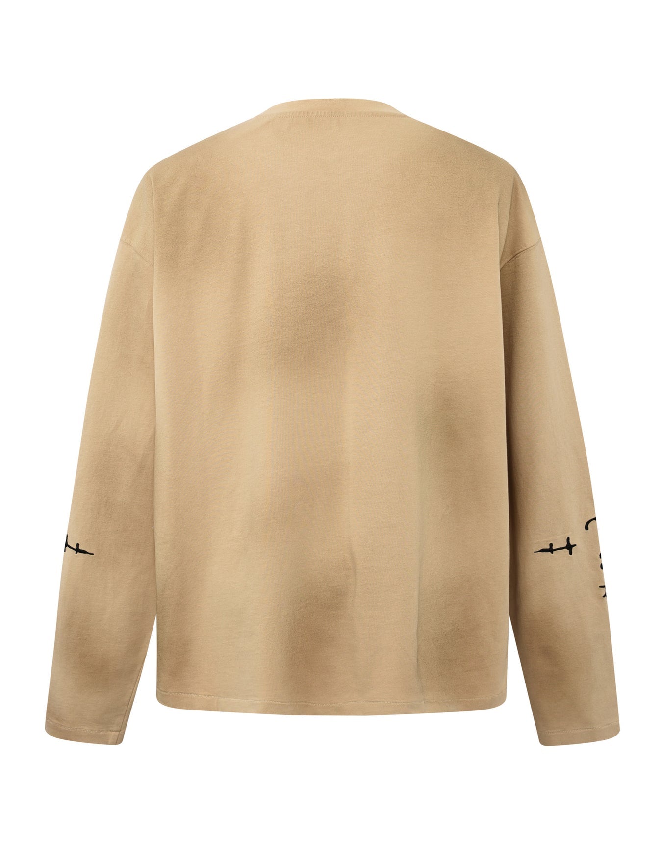 Birth of a Royal Child Distressed Long-sleeve Tee “Stained”