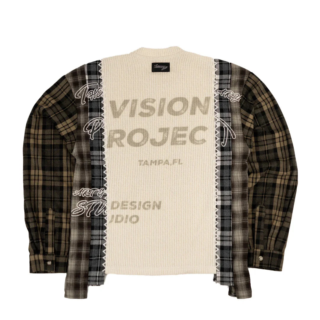 Visionary Club Knitted Flannel “Harvest Patchwork”