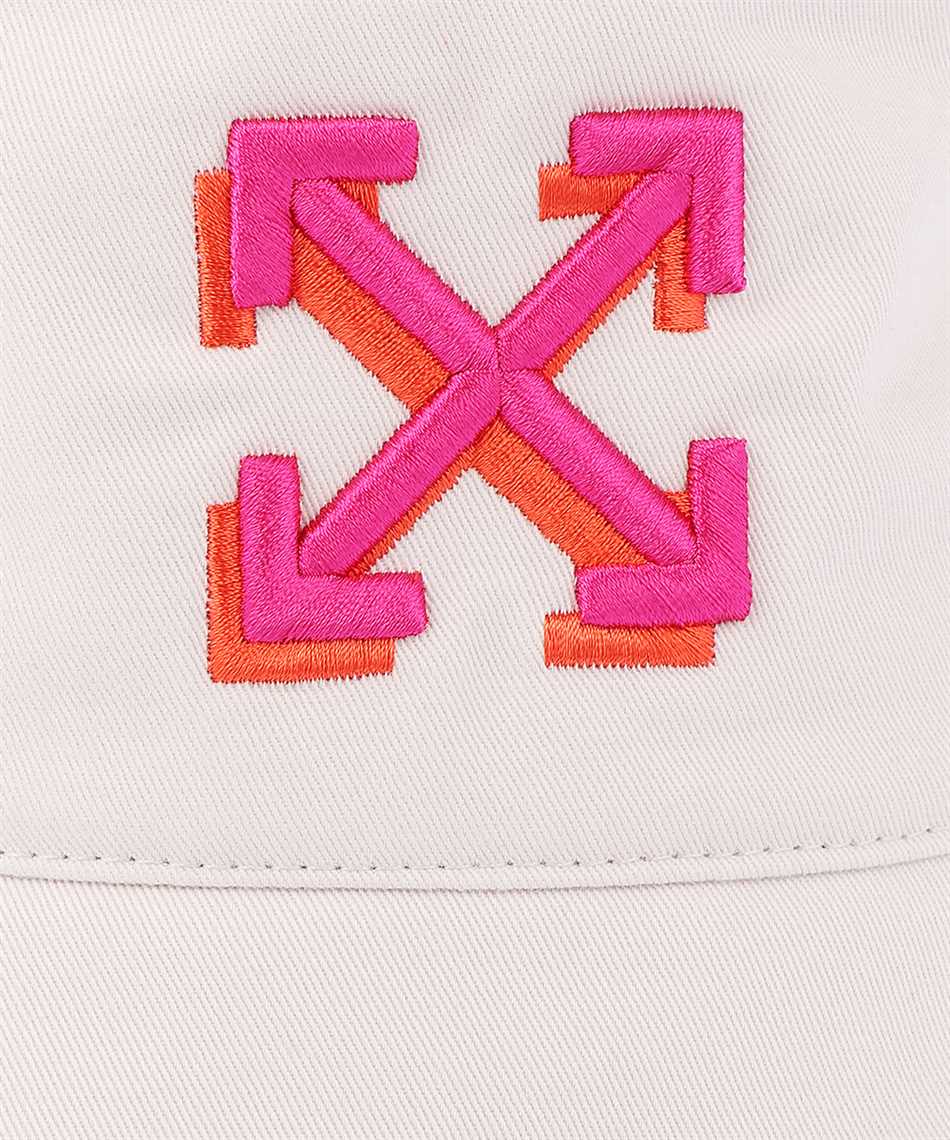 Off-White Cotton Twill Bucket Hat
