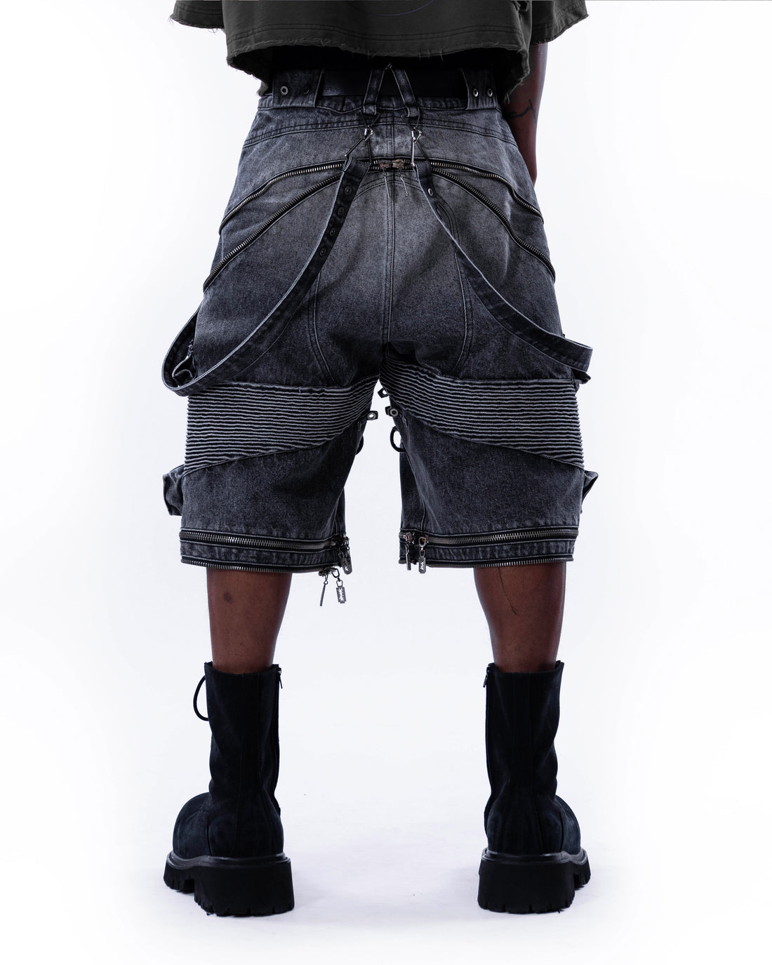 Satsun Night Heavy-Duty Denim Pants “Washed Black”