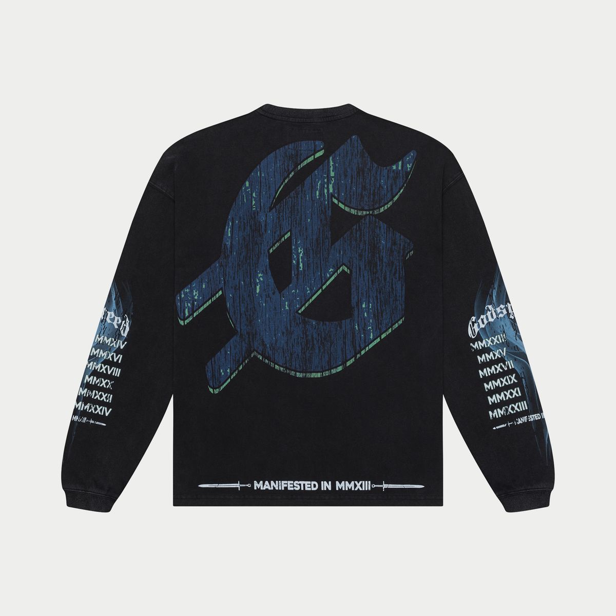 Godspeed T-Shirt Long Sleeve “Black Wash”