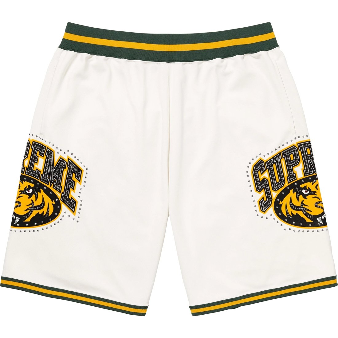 Supreme Studded Basketball Short “White”