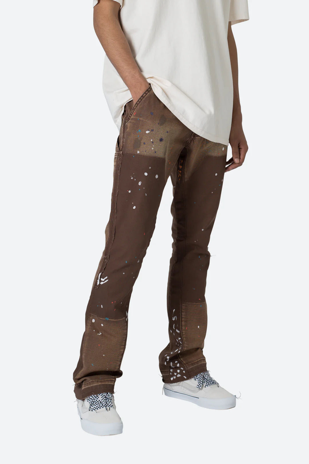 Calça Flare Denim “Chocolate”
