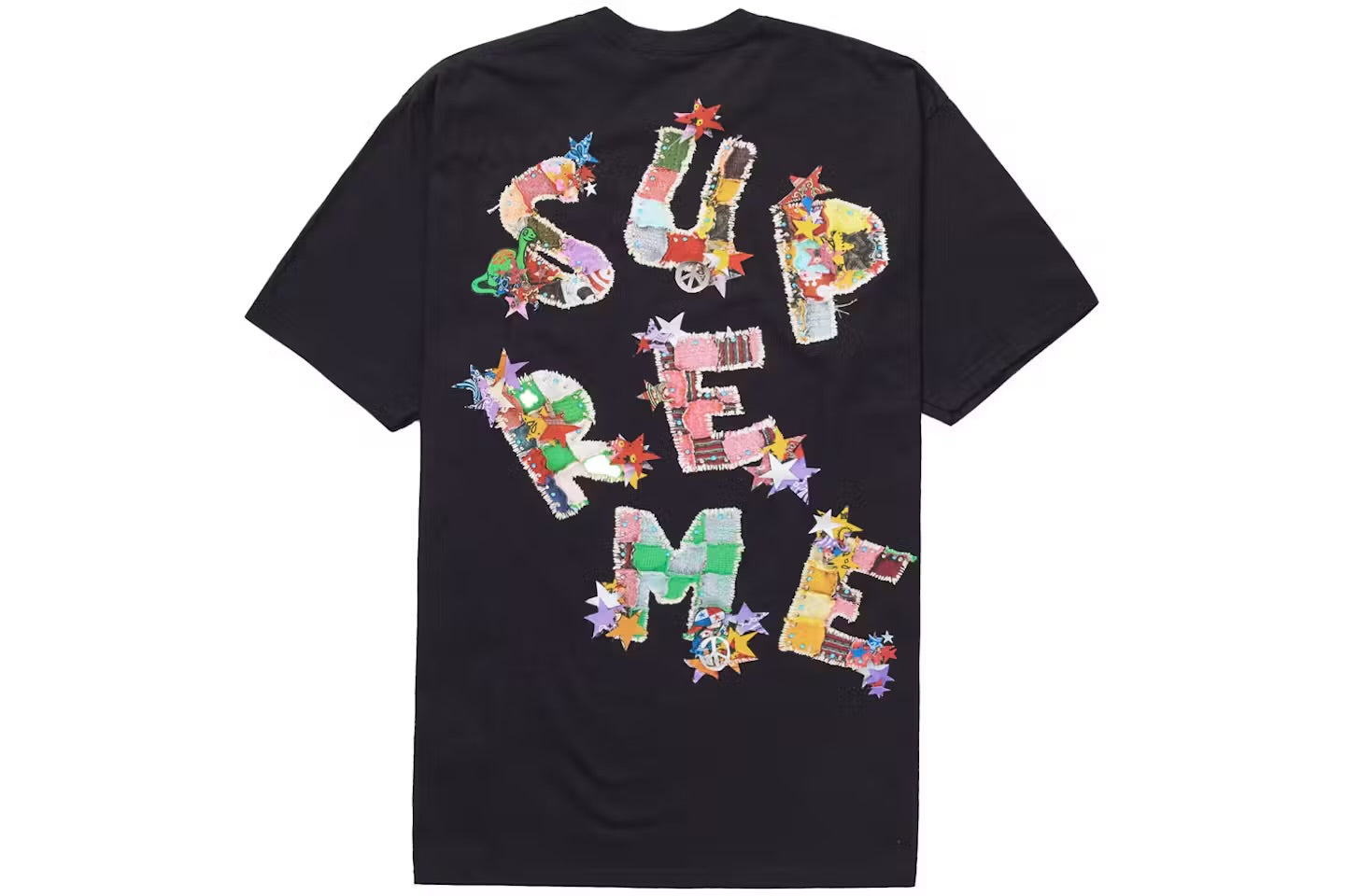Supreme Patchwork Tee “Black”