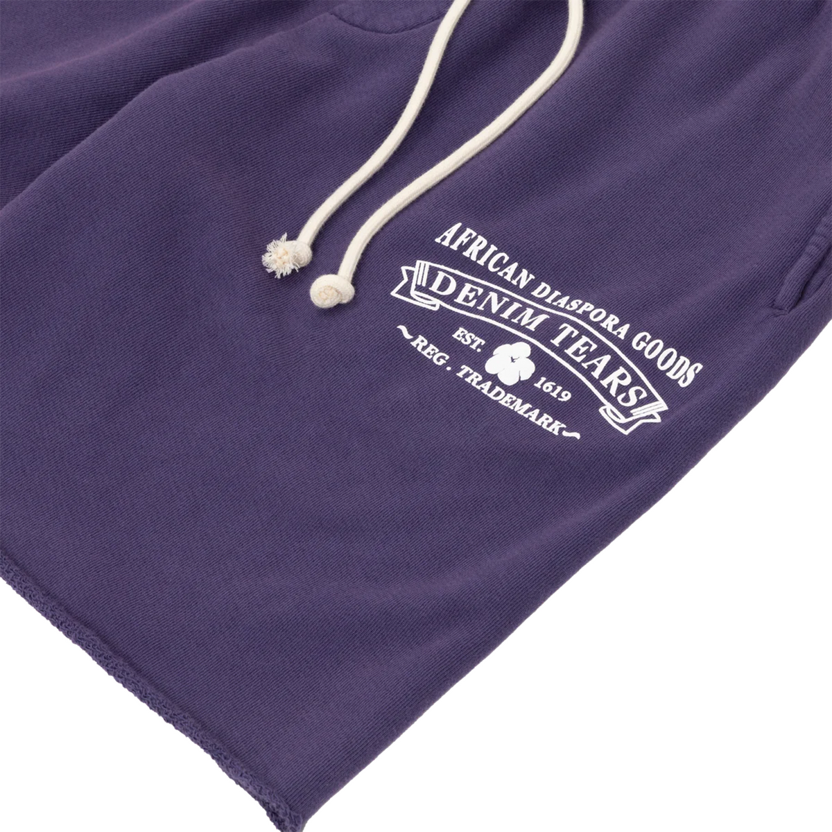Denim Tears “Washed Purple” Shorts