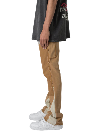 Calça Flare Denim “Brown”