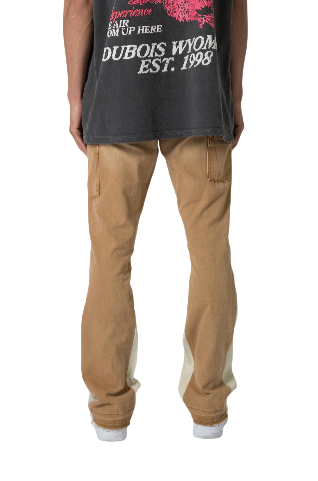 Calça Flare Denim “Brown”