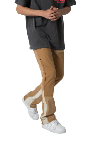 Calça Flare Denim “Brown”