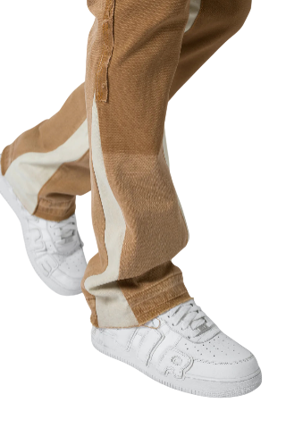 Calça Flare Denim “Brown”