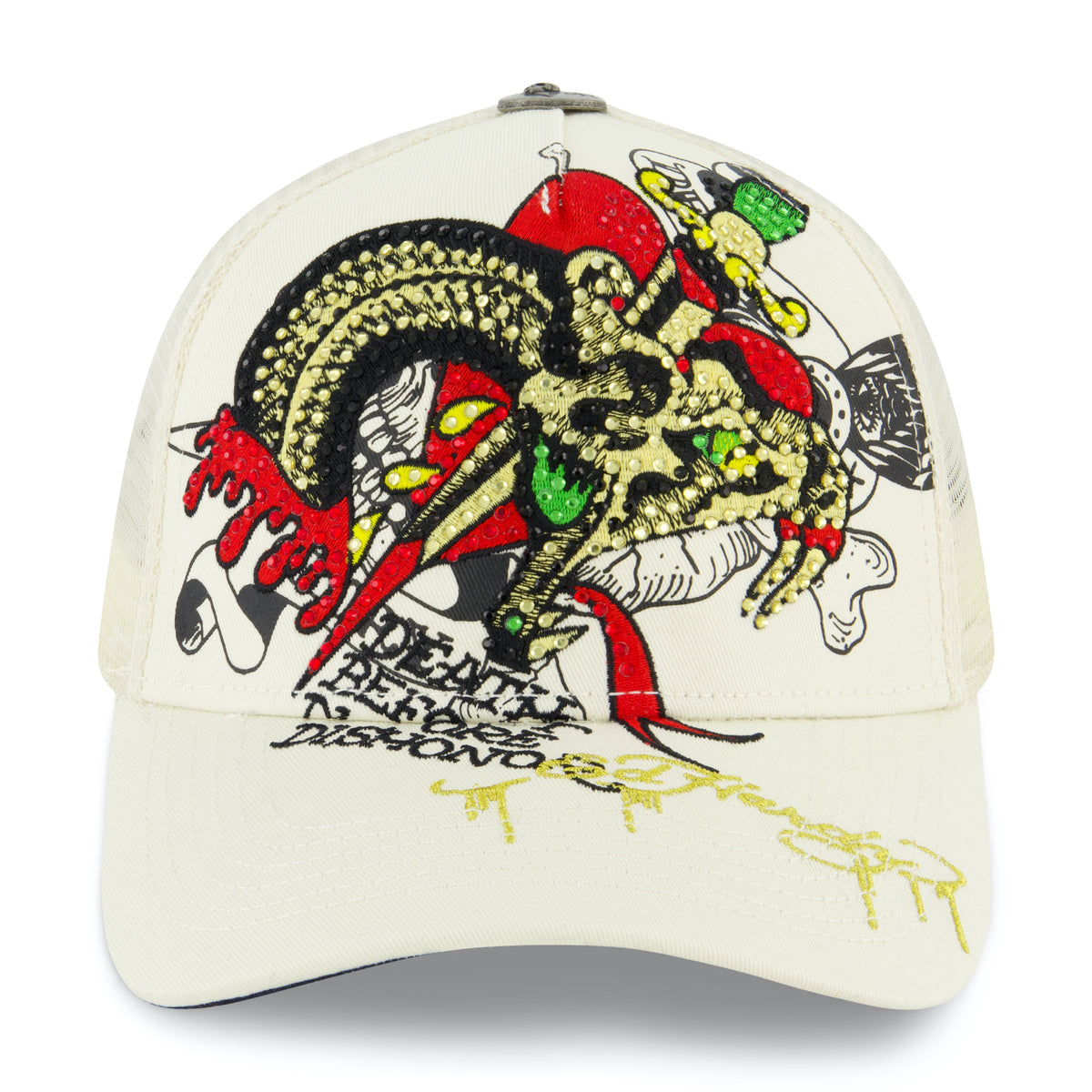 Boné Trucker Ed Hardy “Dagger Snake”