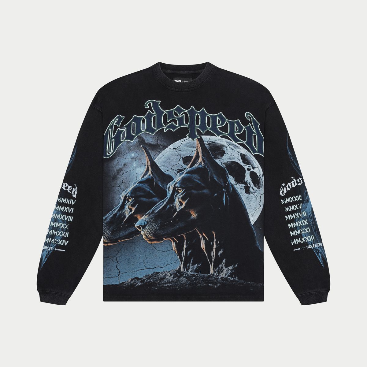 Godspeed T-Shirt Long Sleeve “Black Wash”