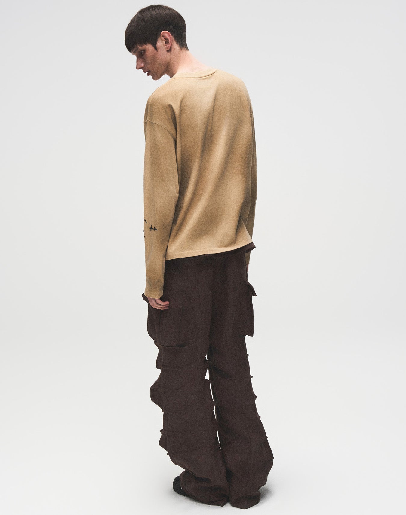 Birth of a Royal Child Distressed Long-sleeve Tee “Stained”