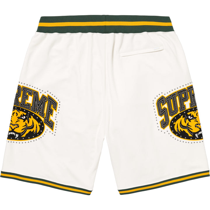 Supreme Studded Basketball Short “White”