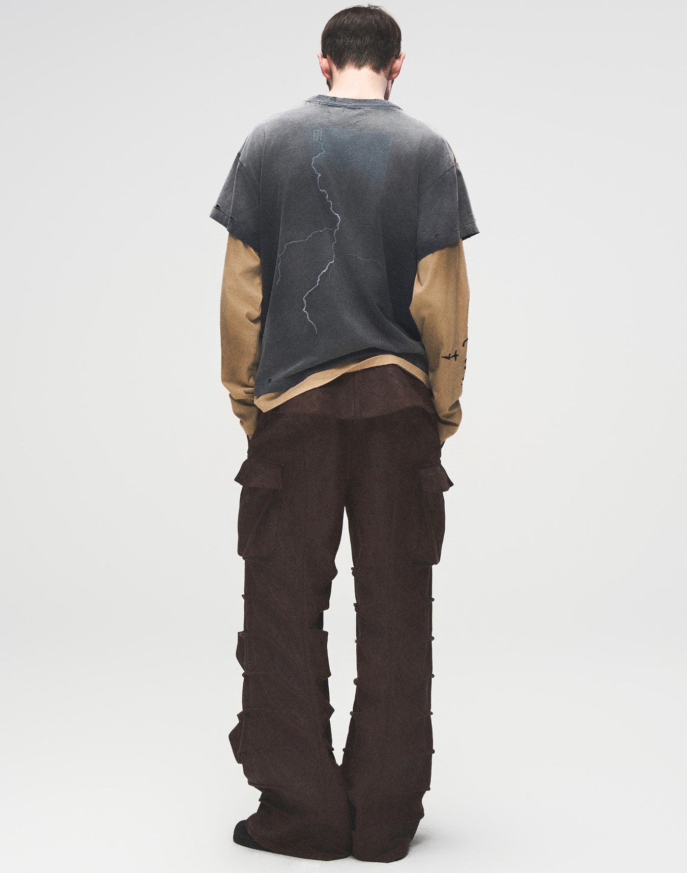Birth of a Royal Child Distressed Long-sleeve Tee “Stained”