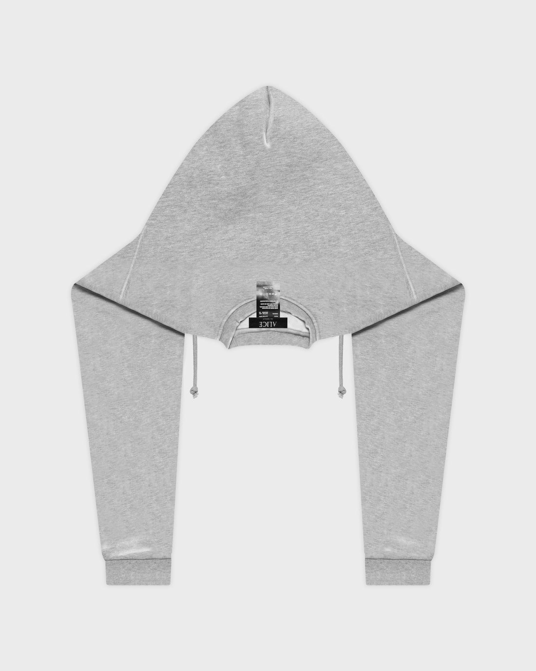 Alice Hollywood Moto Couture Hood Scarf “Gray”