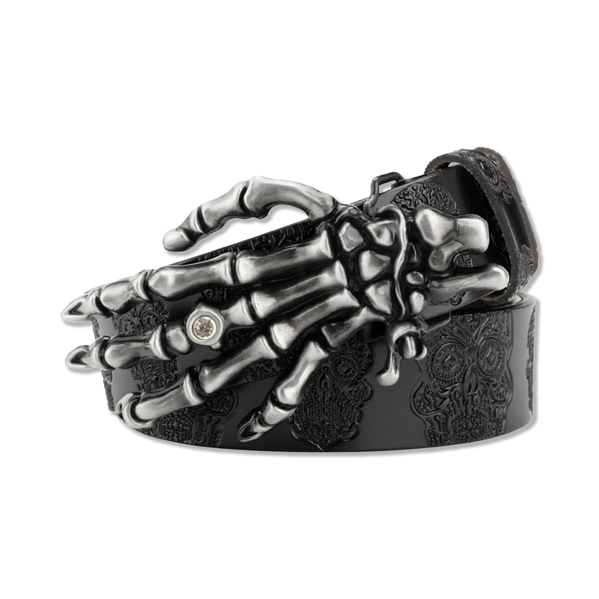 Ghost Claw Leather Belt "Black"