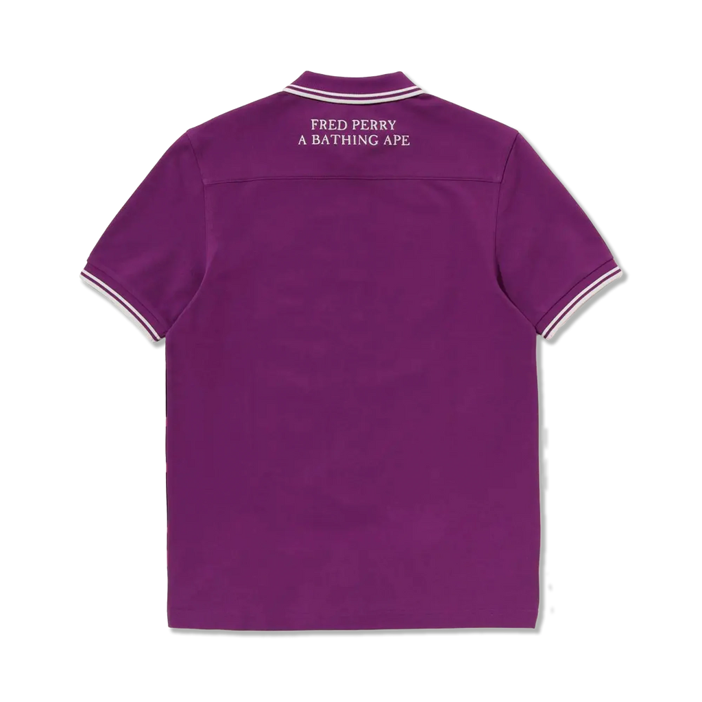 BAPE® x Fred Perry Color Camo Polo “Purple”