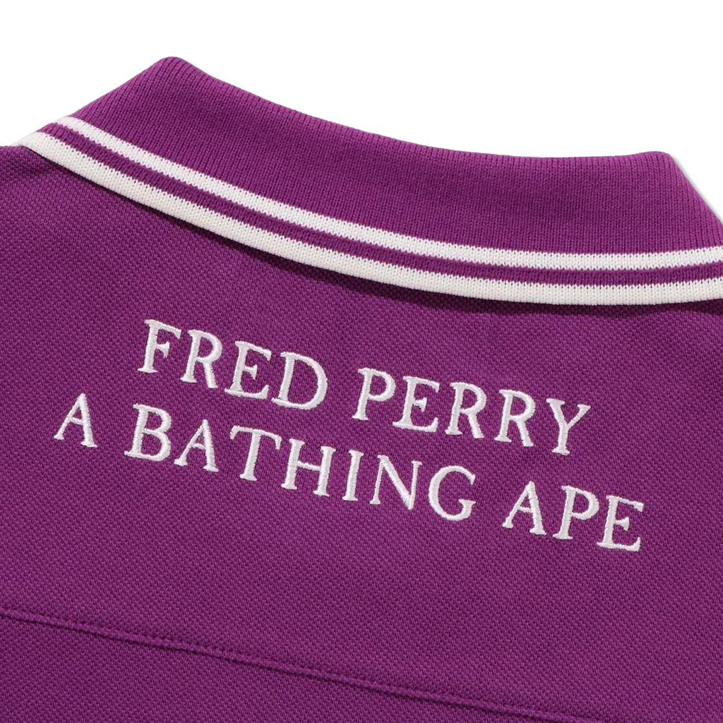 BAPE® x Fred Perry Color Camo Polo “Purple”