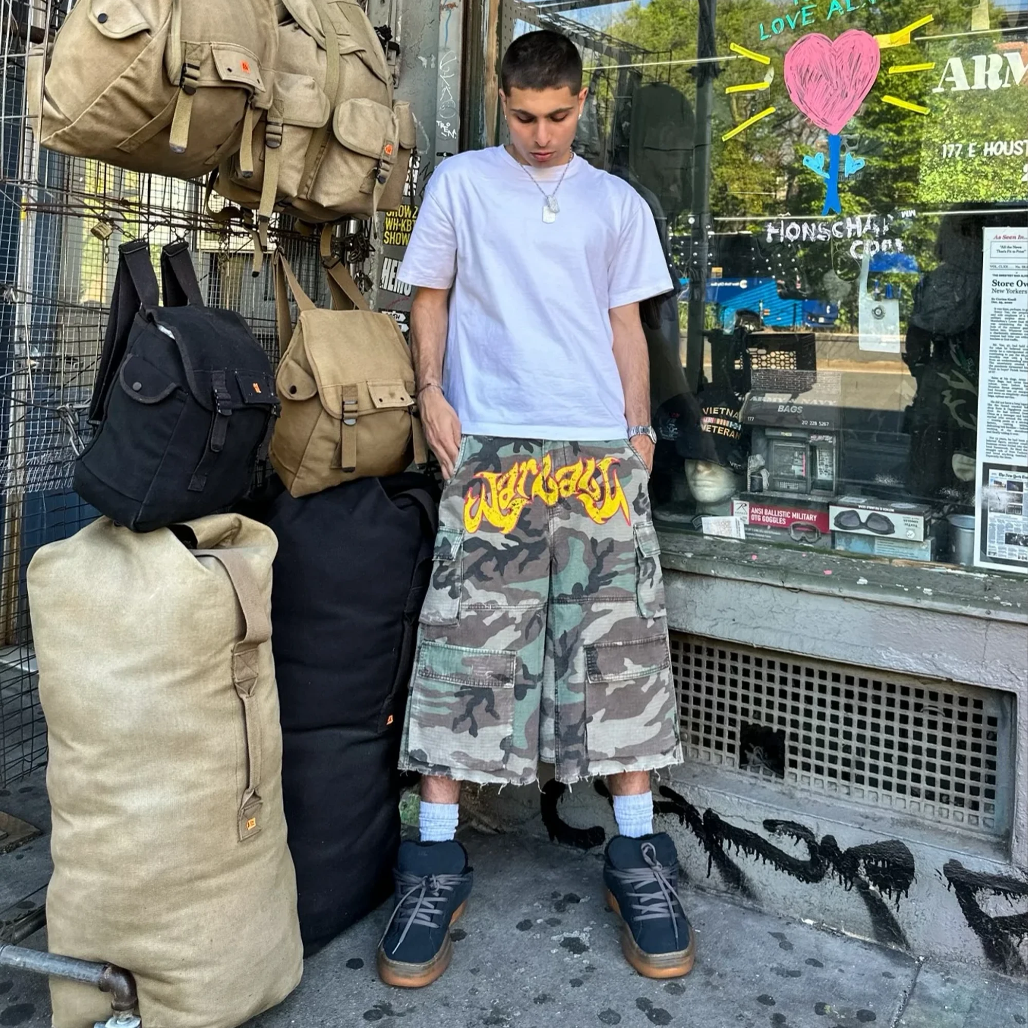 War Baby Cargo Shorts "Camo"