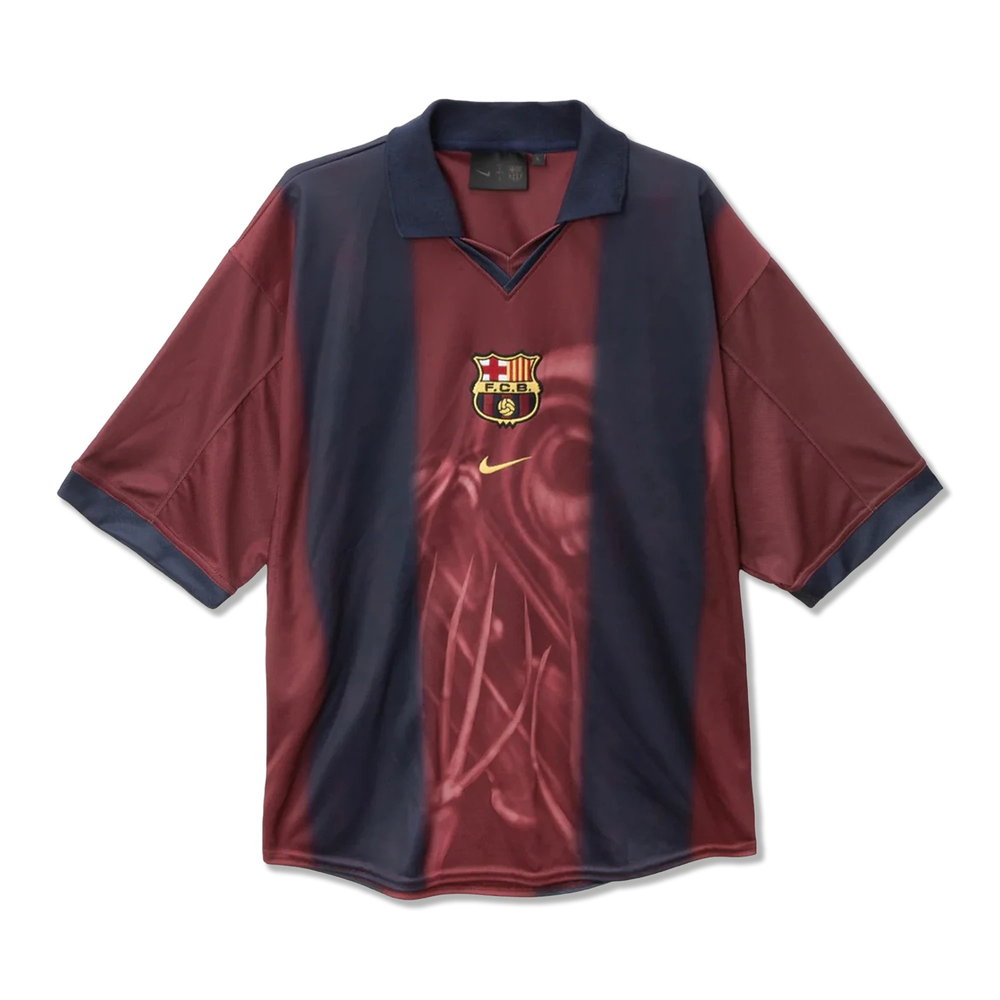 Barcelona Retro 2000/2001 Home Jersey “Skeleton”